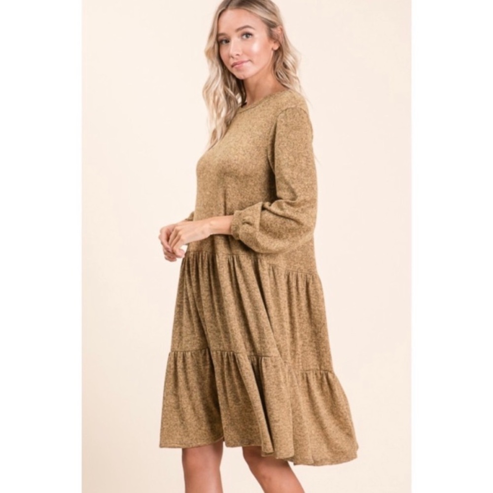 REB in J Round Neck Tiered Look Relaxed Fit Dress - Picture 9 of 11